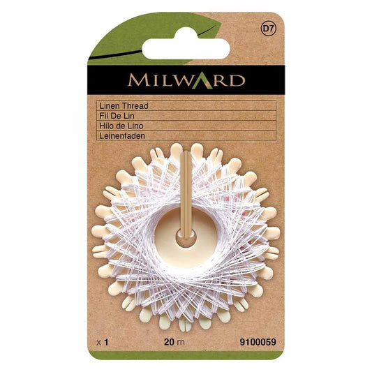 Fil en lin Milward Lina 20 m - blanc
