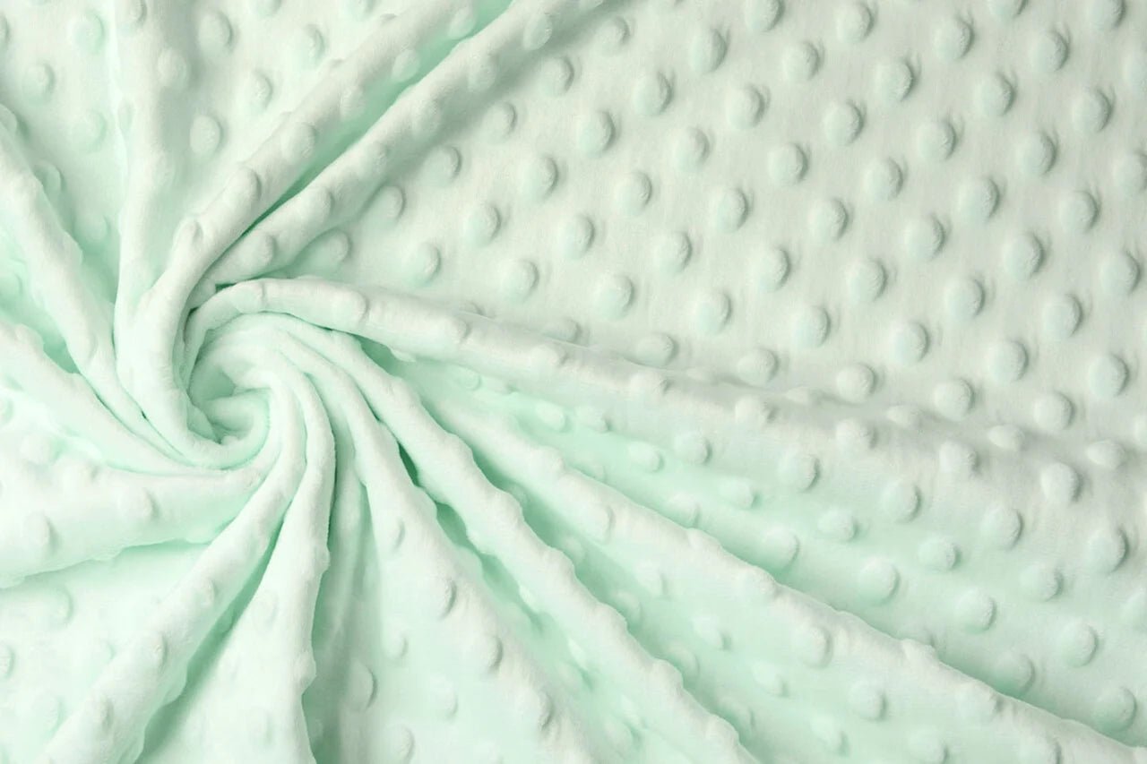 Minky polaire - menthe claire 260 g/m²