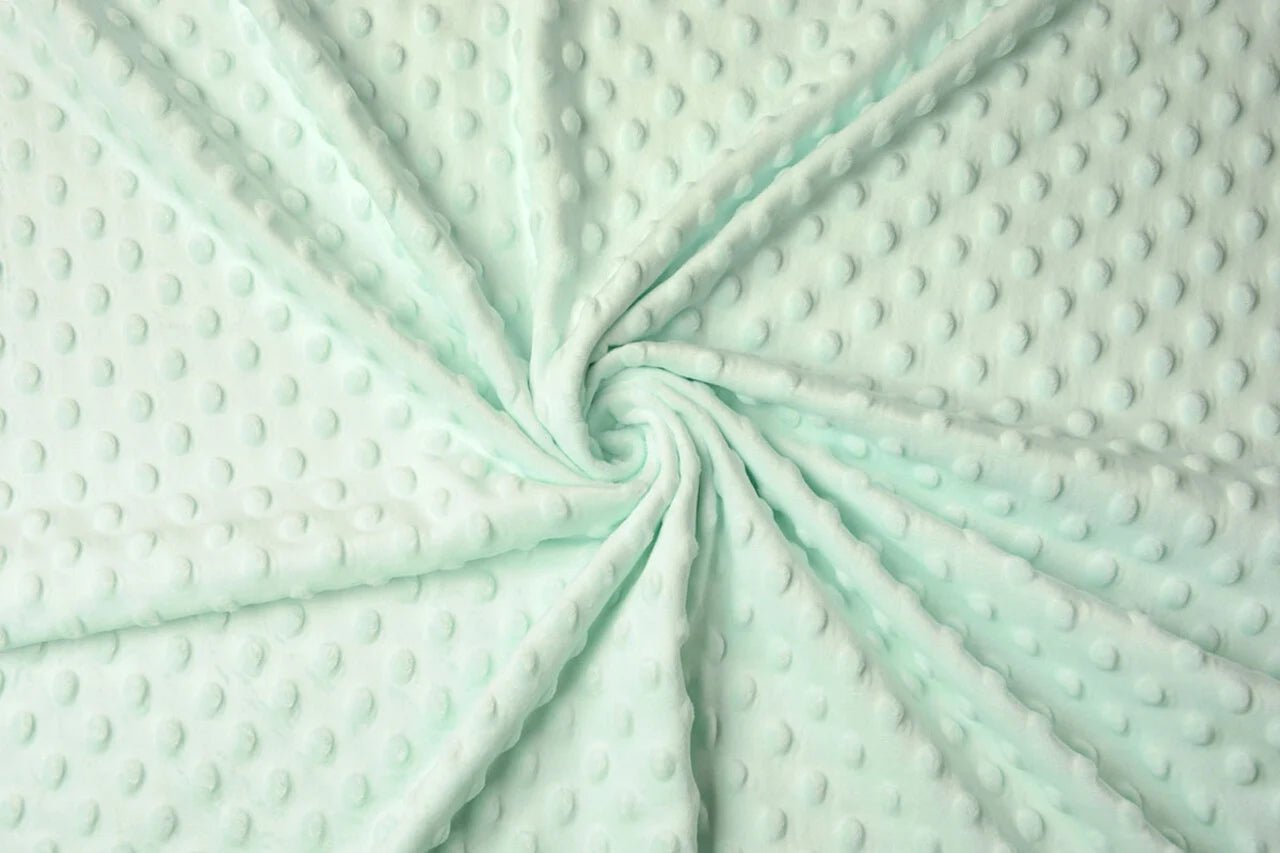 Minky polaire - menthe claire 260 g/m²