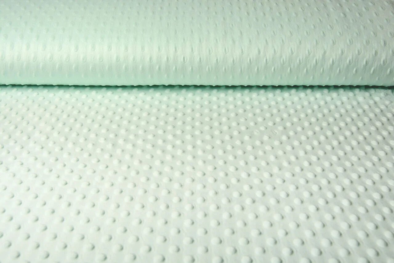 Minky polaire - menthe claire 260 g/m²