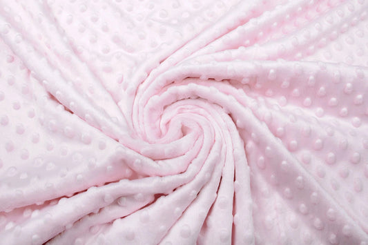 Minky flis - rose pâle 260 g/m²