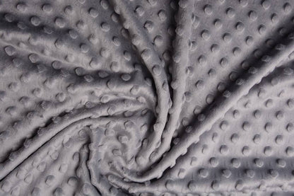 Minky fleece - dark grey 260 g/m²