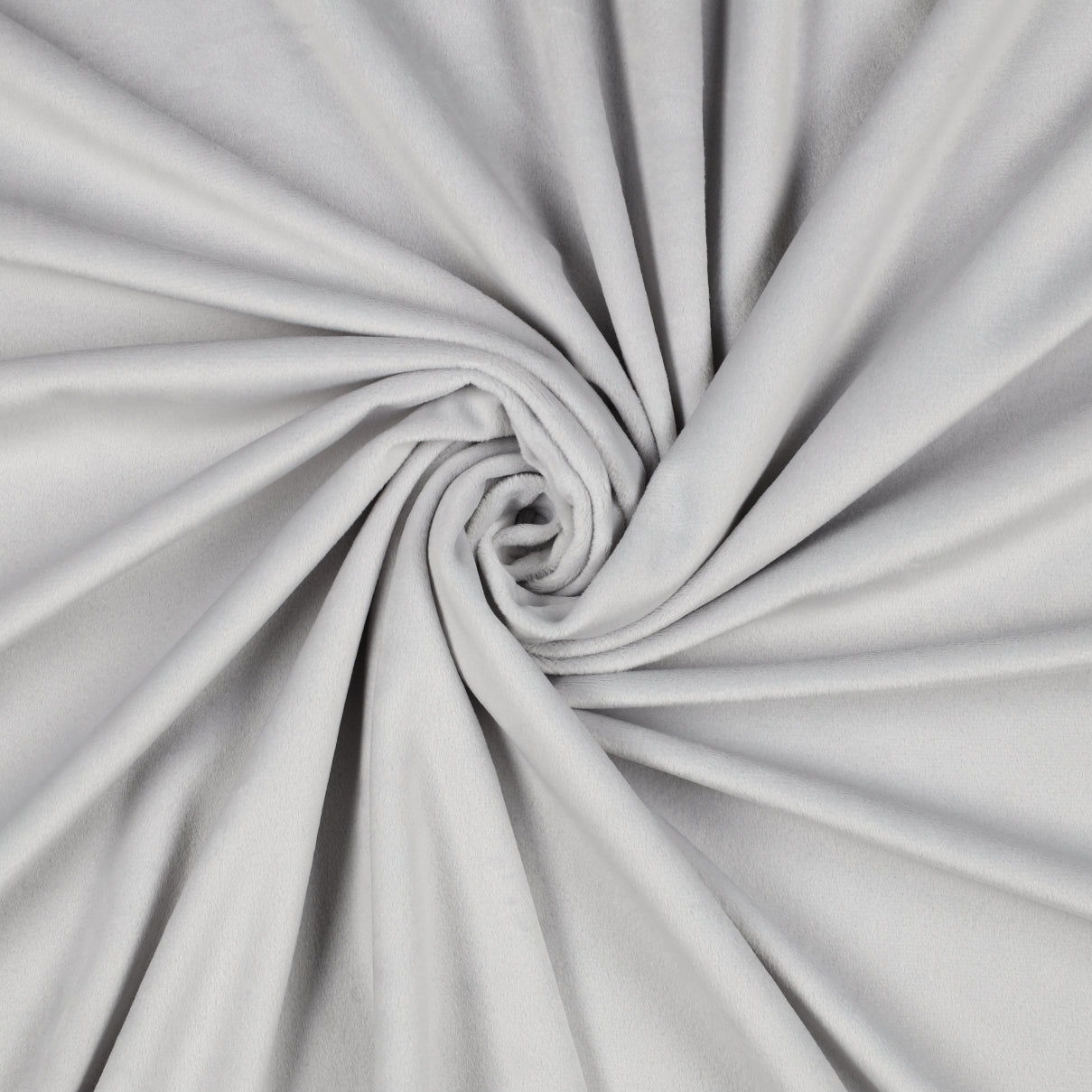 Minky en polaire lisse gris 260 g/m² – disponible chez Šarlotes audumi