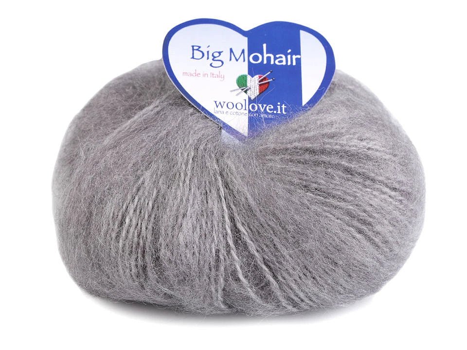 alt
Mohair yarn - WOOLOVIT.IT 100 m 25 g - grey #303