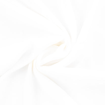 Tissu en viscose et lin - blanc
