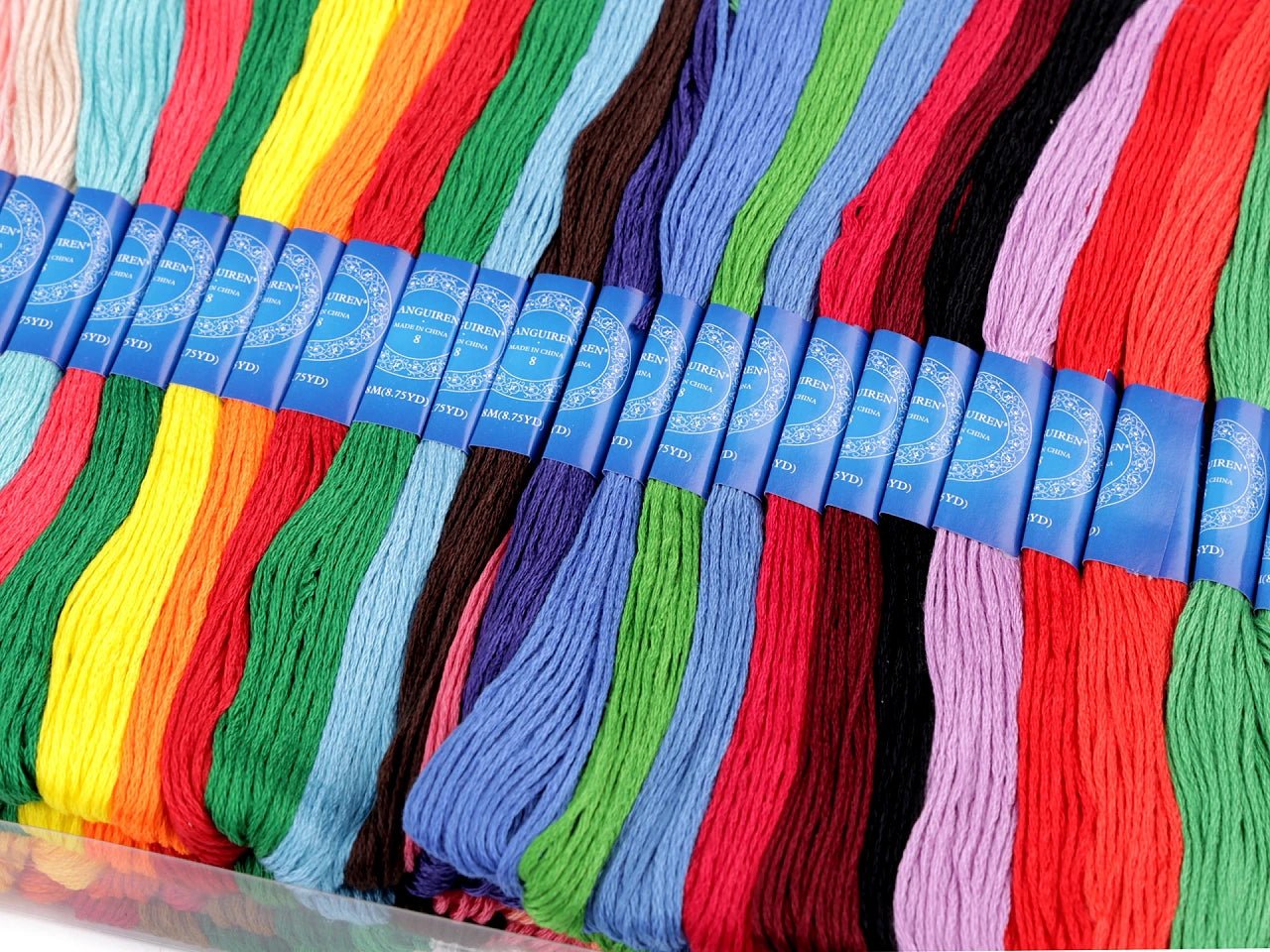 Fils à broder mouliné | lot de 50 pièces | 8 m