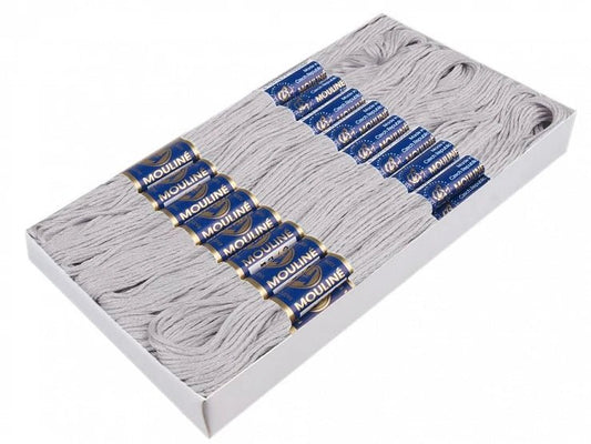 Fil mouliné gris clair 8 m