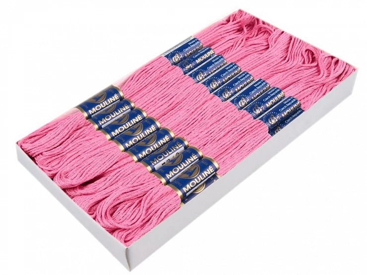 Mouliné rose clair 8 m