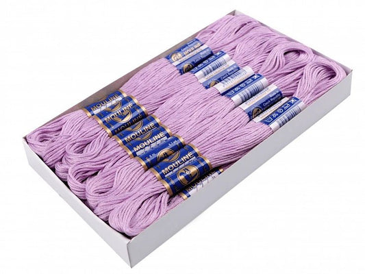 fil mouliné lilas 8 m