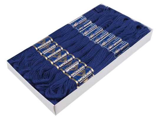 Fil mouliné bleu 8 m