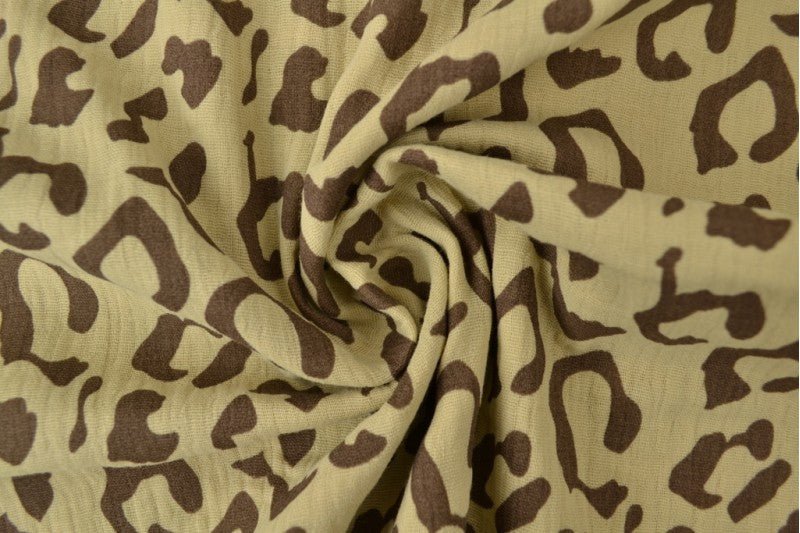 Muslin - leopard print 140 g/m²