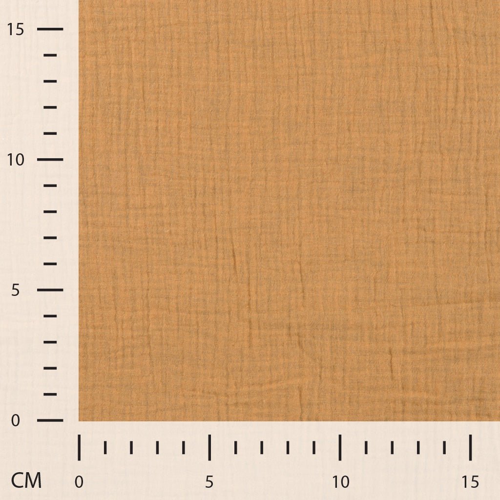 Image de mousseline caramel au lait – disponible en ligne chez Šarlotes audumi