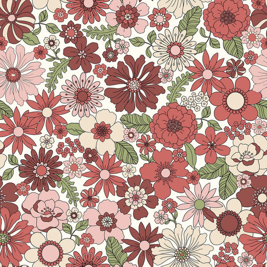 Image de mousseline à fleurs 120 g/m² – disponible chez Šarlotes audumi
