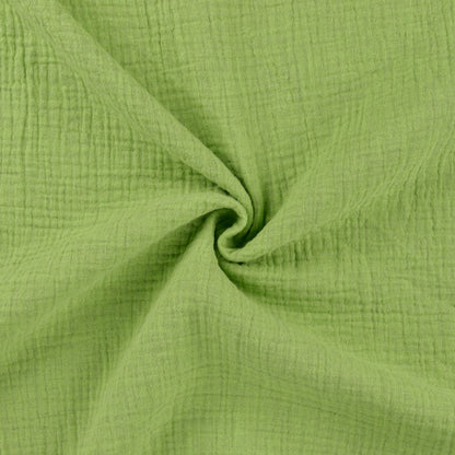 Image de mousseline vert chiné – disponible en ligne chez Šarlotes audumi