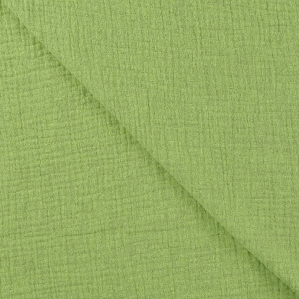 alt
Image de Muslin vert chiné – disponible en ligne chez Šarlotes audumi