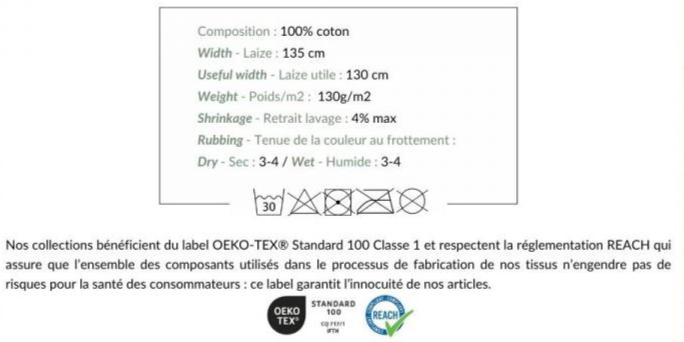 alt
Mousseline - fleurs sur fond orange 130 g/m²