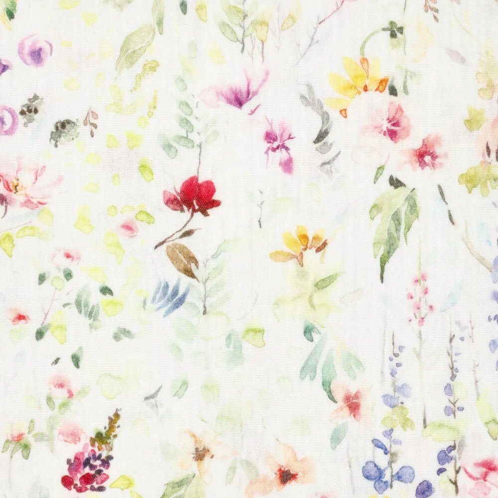Mousseline - prairie fleurie 120 g/m²