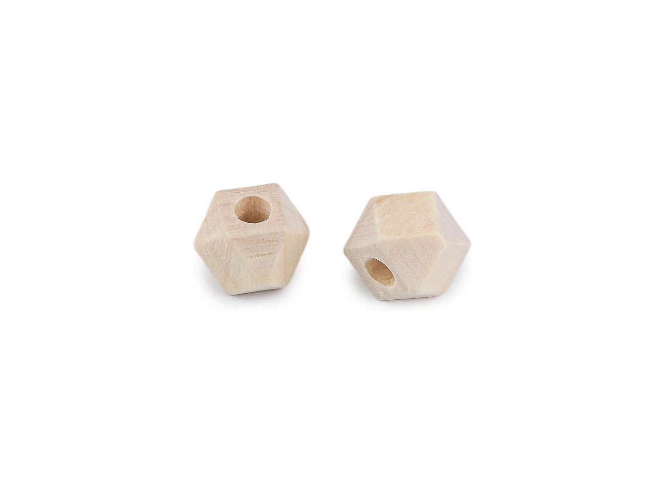 Image of unfinished wooden beads 8 × 8 mm – available online at Charlotte's Fabrics