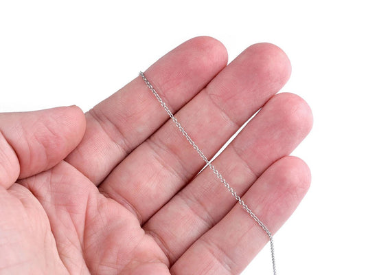 Chaînette en acier inoxydable | longueur 1 m, largeur 1,2 ou 1,5 mm