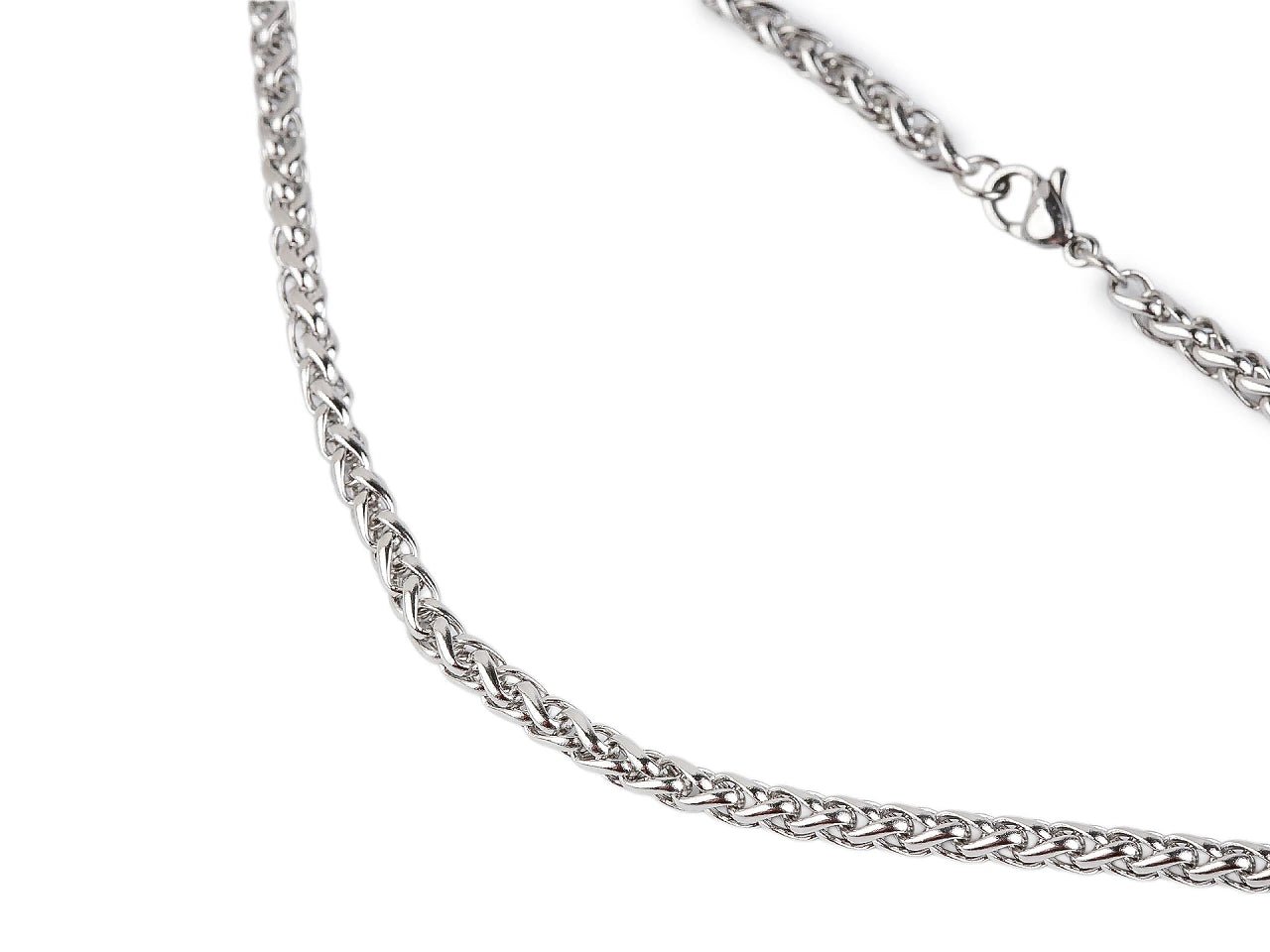 Image avec chaîne en acier inoxydable — couleur argent, 45 cm – disponible chez Šarlotes audumi