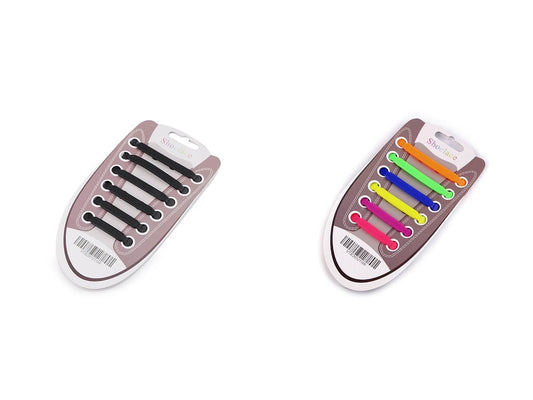 Lacets en silicone sans nœud | Couleurs variées