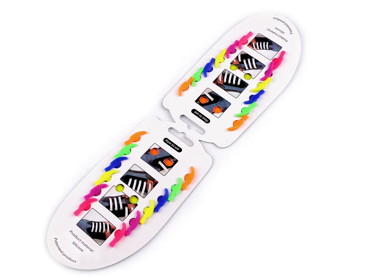 Lacets de chaussures en silicone sans nœud | Différentes couleurs