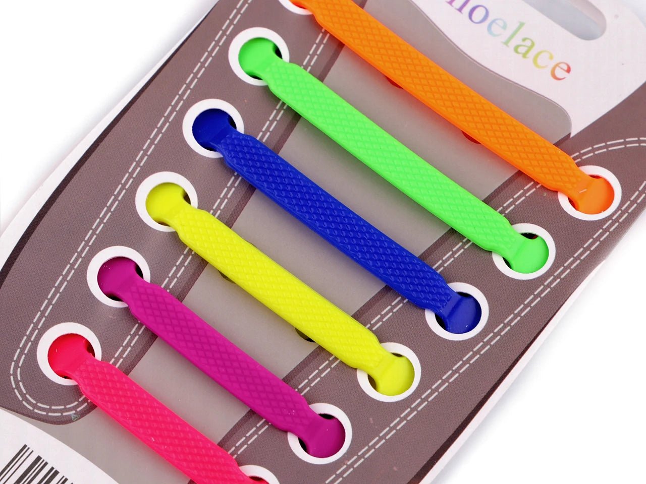 Lacets en silicone sans nœud | Couleurs variées