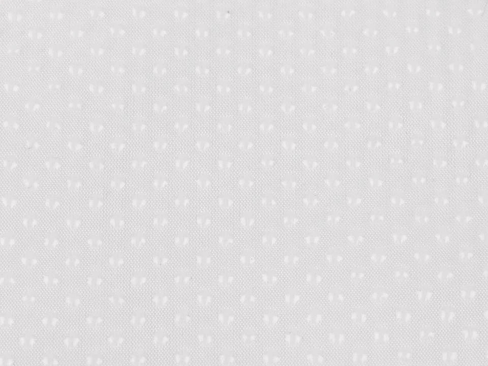 Tissu antidérapant à pois en caoutchouc - noir ou blanc 95 g/m²