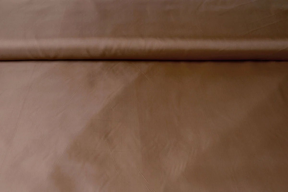 lined fabric - light brown 55 g/m²