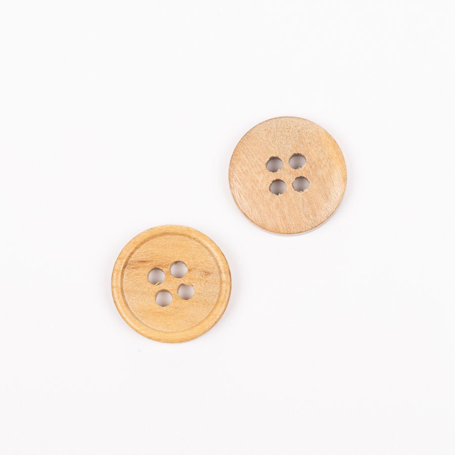 boutons en bois d'olivier 20 mm
