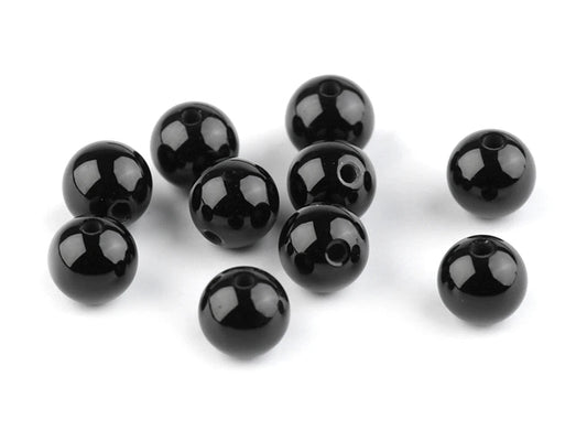 Perles d’onyx Ø6 mm |10 pièces.