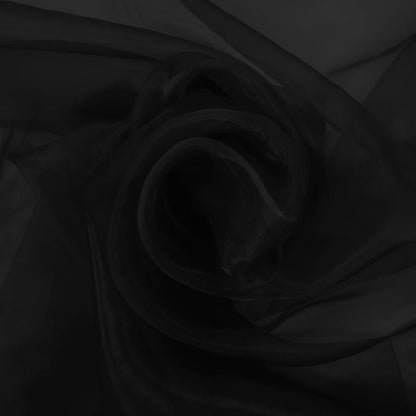 Organza - noire 25 g/m²