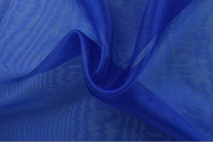 Organza - bleu bleuet 25 g/m²