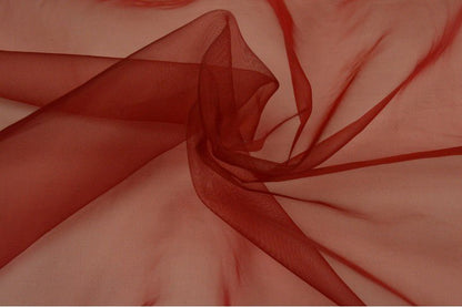 Organza - tumši sarkana 25 g/m²