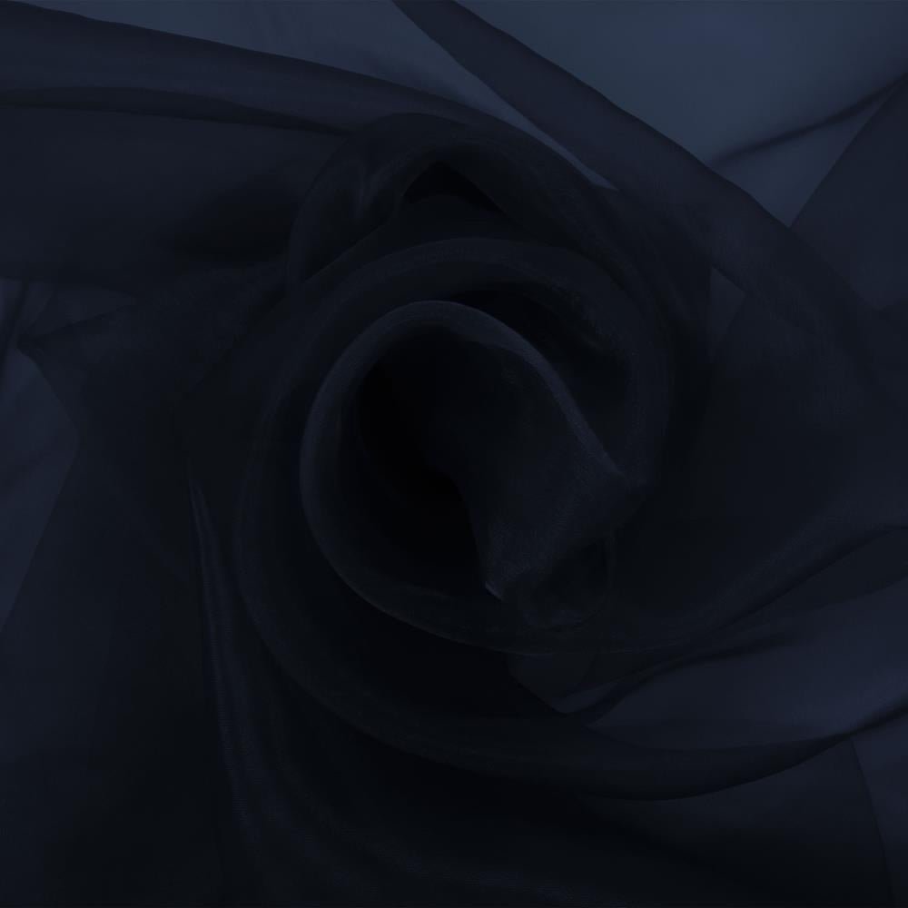 Organza - bleu foncé 25 g/m²
