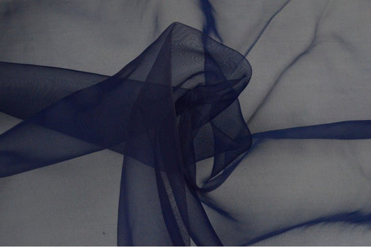Organza - tumši zila 25 g/m²