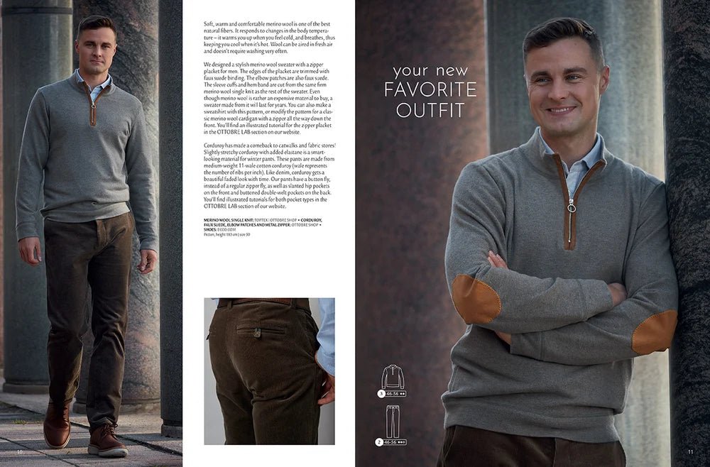 Image d’OTTOBRE Design Family – magazine de couture avec patrons en anglais – disponible en ligne chez Šarlotes audumi