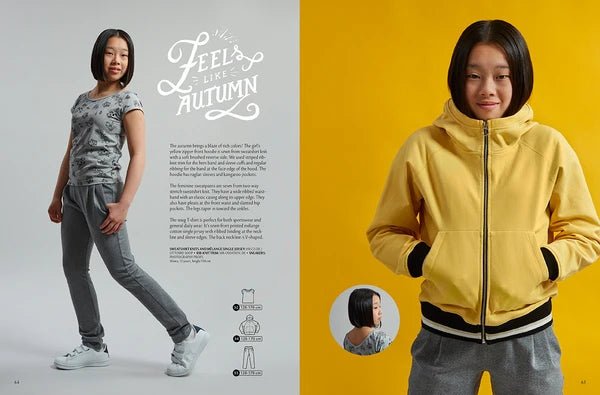 Image du magazine de patrons de vêtements pour enfants OTTOBRE design Kids 4/2018, en anglais, disponible en ligne chez Šarlotes audumi
