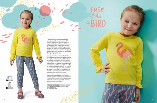 Image du magazine de patrons de vêtements pour enfants OTTOBRE design Kids 4/2018, en anglais, disponible en ligne chez Šarlotes audumi
