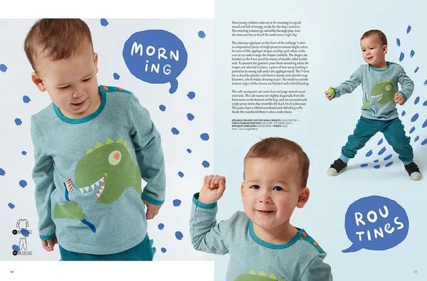 Image du magazine de patrons de vêtements pour enfants OTTOBRE design Kids 4/2018, en anglais, disponible en ligne chez Šarlotes audumi