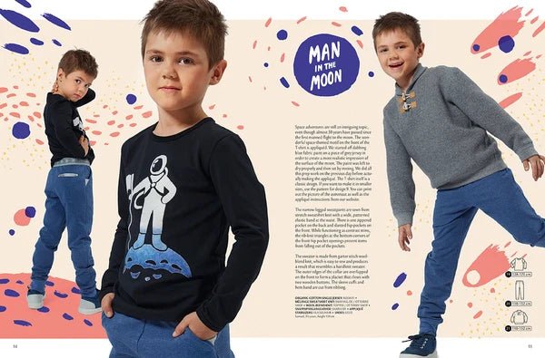 Image du magazine de patrons de vêtements pour enfants OTTOBRE design Kids 4/2018, en anglais, disponible en ligne chez Šarlotes audumi
