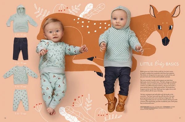Image du magazine de patrons de vêtements pour enfants OTTOBRE design Kids 4/2018, en anglais, disponible en ligne chez Šarlotes audumi
