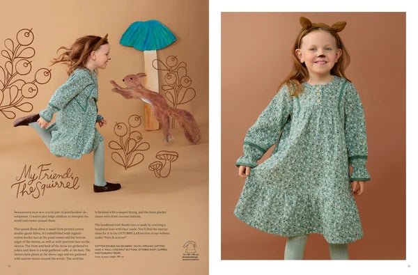 Image du magazine de patrons de vêtements pour enfants OTTOBRE design Kids 4/2023, en anglais, disponible en ligne chez Šarlotes audumi