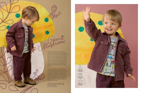 Image du magazine de patrons de vêtements pour enfants OTTOBRE design Kids 4/2023, en anglais, disponible en ligne chez Šarlotes audumi