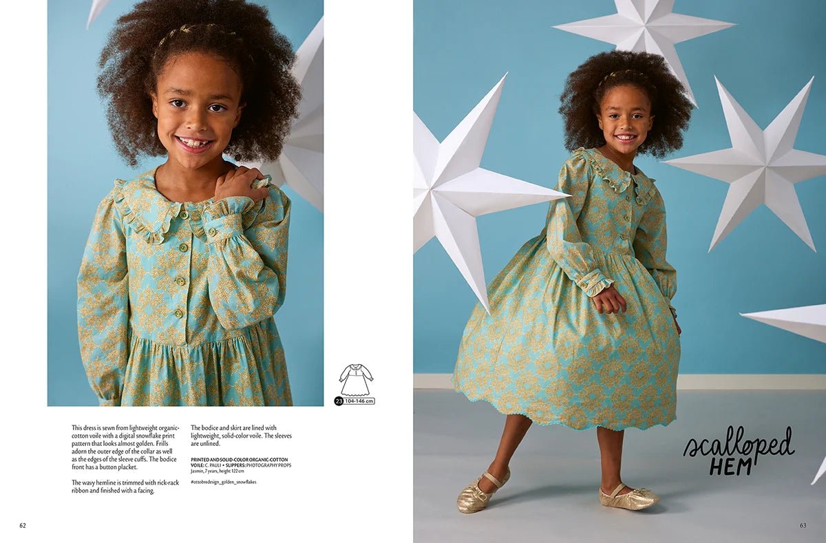 Image du magazine de patrons de vêtements pour enfants OTTOBRE design Kids 6/2022, en anglais, disponible en ligne chez Šarlotes audumi