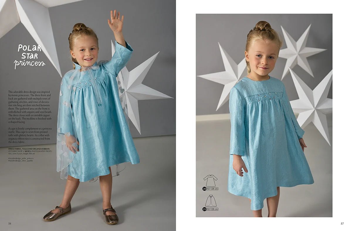 Image du magazine de patrons de vêtements pour enfants OTTOBRE design Kids 6/2022, en anglais, disponible en ligne chez Šarlotes audumi
