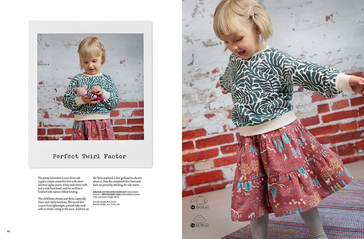 Image du magazine de patrons de vêtements pour enfants OTTOBRE design Kids 6/2022, en anglais, disponible en ligne chez Šarlotes audumi