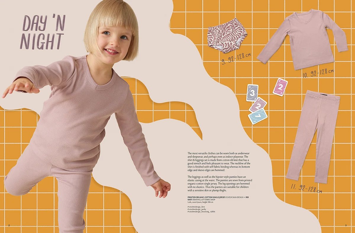 Image du magazine de patrons de vêtements pour enfants OTTOBRE design Kids 6/2022, en anglais, disponible en ligne chez Šarlotes audumi