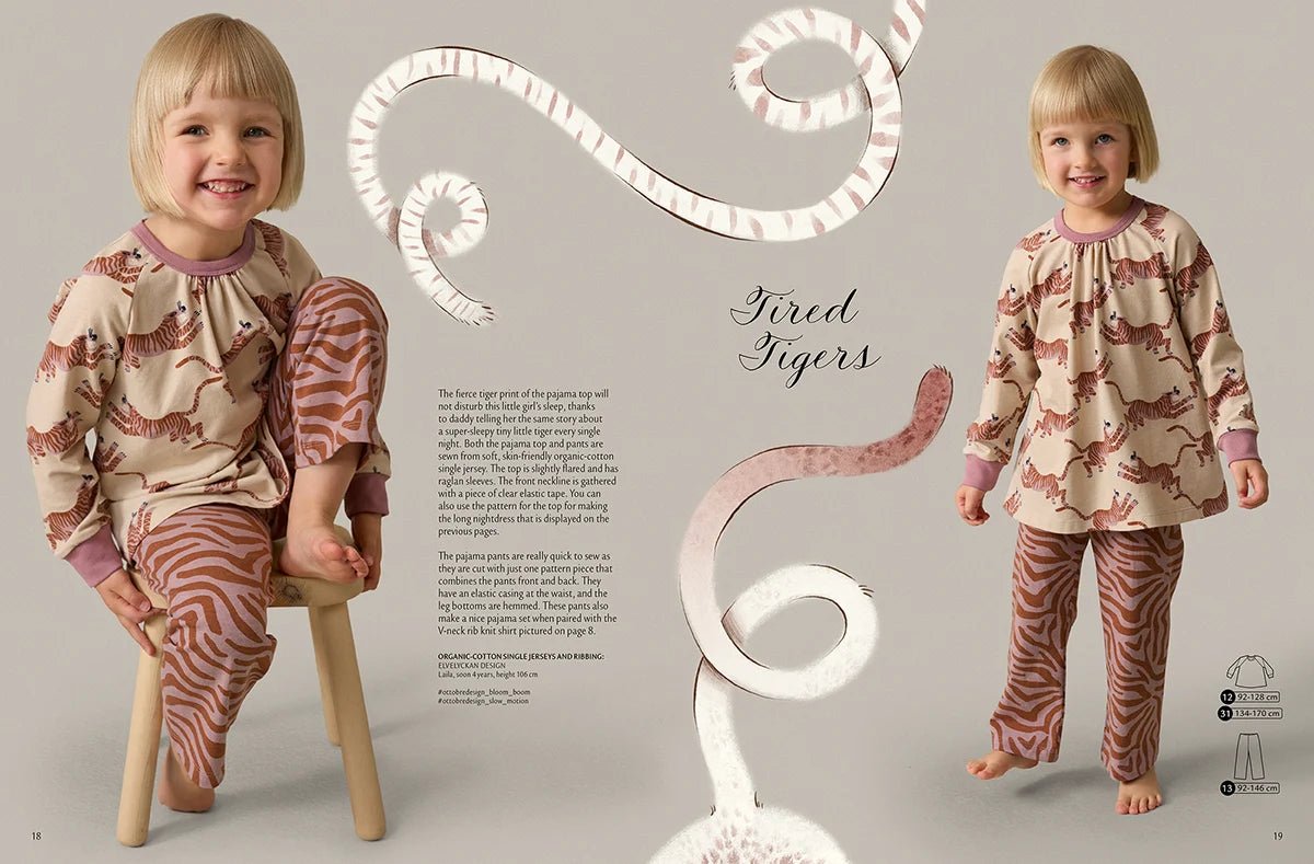 Image du magazine de patrons de vêtements pour enfants OTTOBRE design Kids 6/2022, en anglais, disponible en ligne chez Šarlotes audumi
