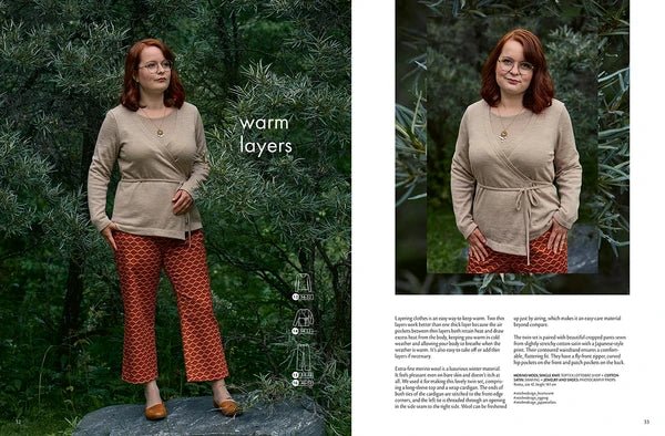Image du magazine OTTOBRE design Woman 5/2022, consacré aux patrons de couture pour vêtements féminins en anglais, disponible en ligne chez Šarlotes audumi
